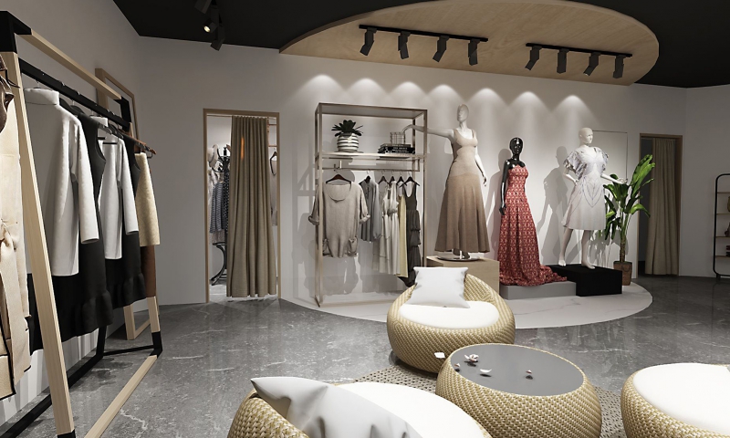 商場店效果圖展示